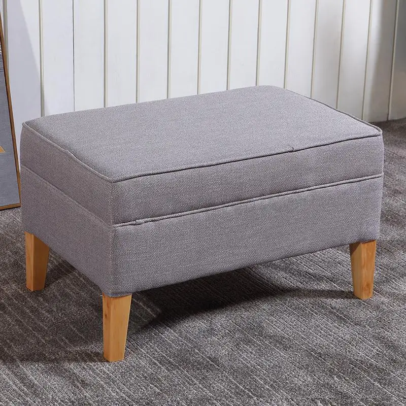 Modern minimalist sofa stool porch shoe changing store trying on footstool footrest bed end |