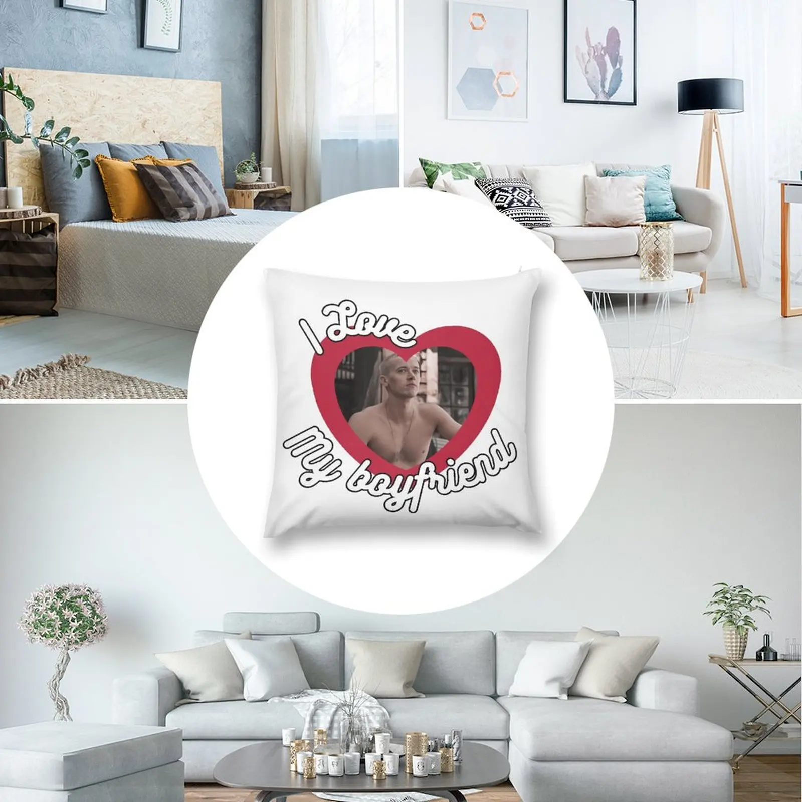 Я люблю своего парня Tom Blyth декоративная подушка рождественские украшения для