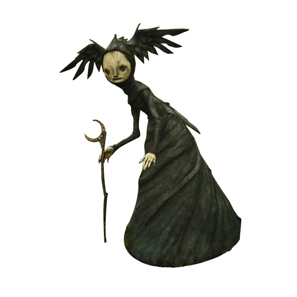 

1Pc Hanging Horror Witch Figurine Halloween DIY Decoration Pendant Ornaments for Party Garden Holiday Lawn Patio Decor-C