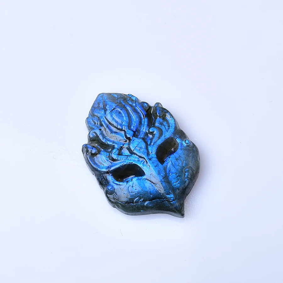 1 шт. маска из натурального лабрадорита статуя случайный кристалл целебный