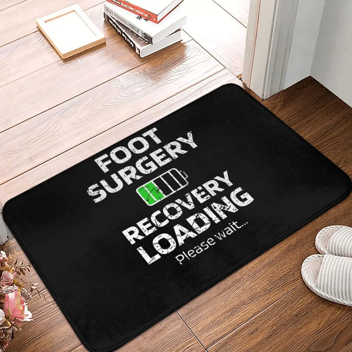 

Footprint Wipe Feet Kitchen Non-Slip Carpet Foot Surgery Recovery Gifts Broken Foot Surgery Living Room Mat Entrance