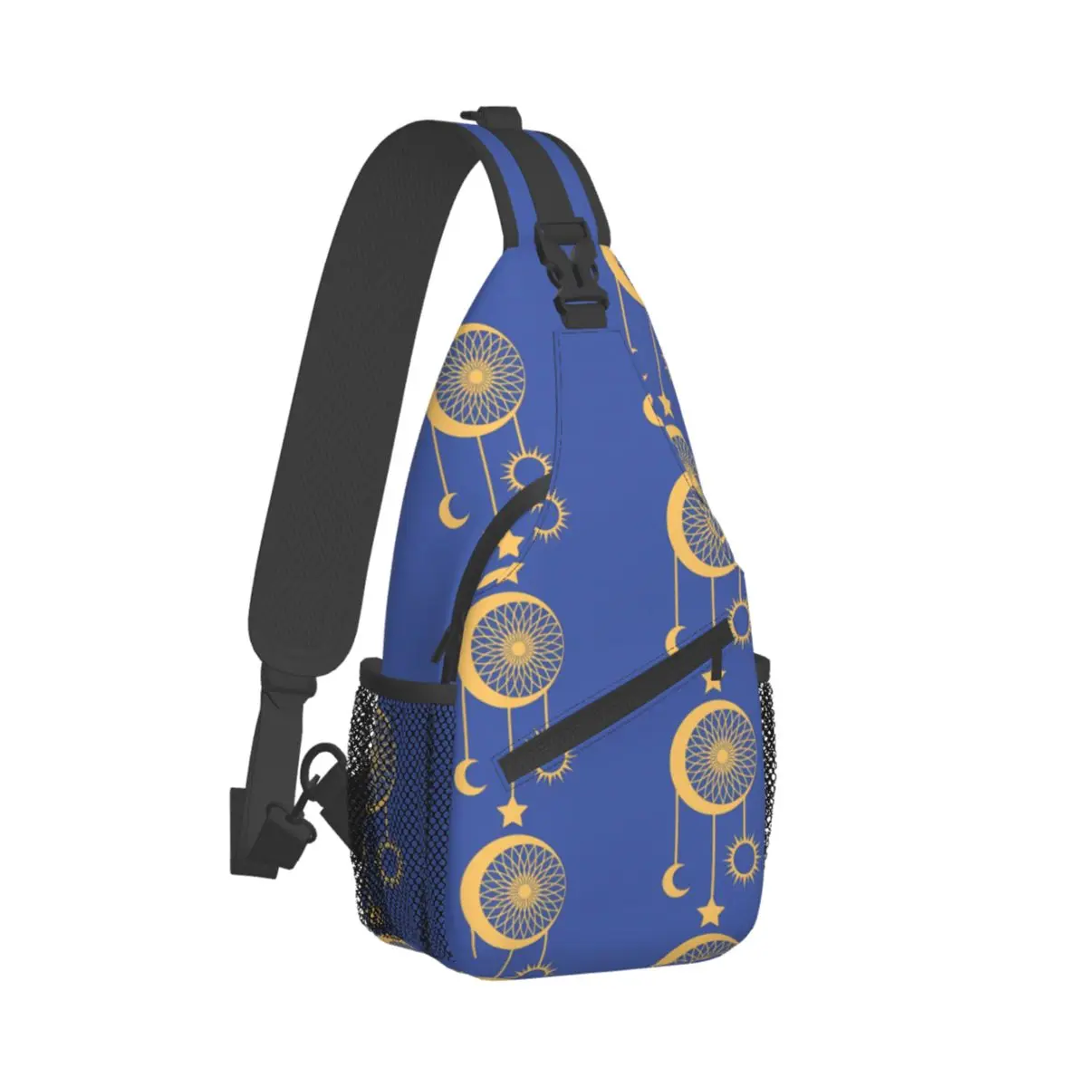 

Bohemian Dream Catcher Shoulder Bags Thunder Workout Chest Bag Men Trip Print Sling Bag Casual Business Crossbody Bags