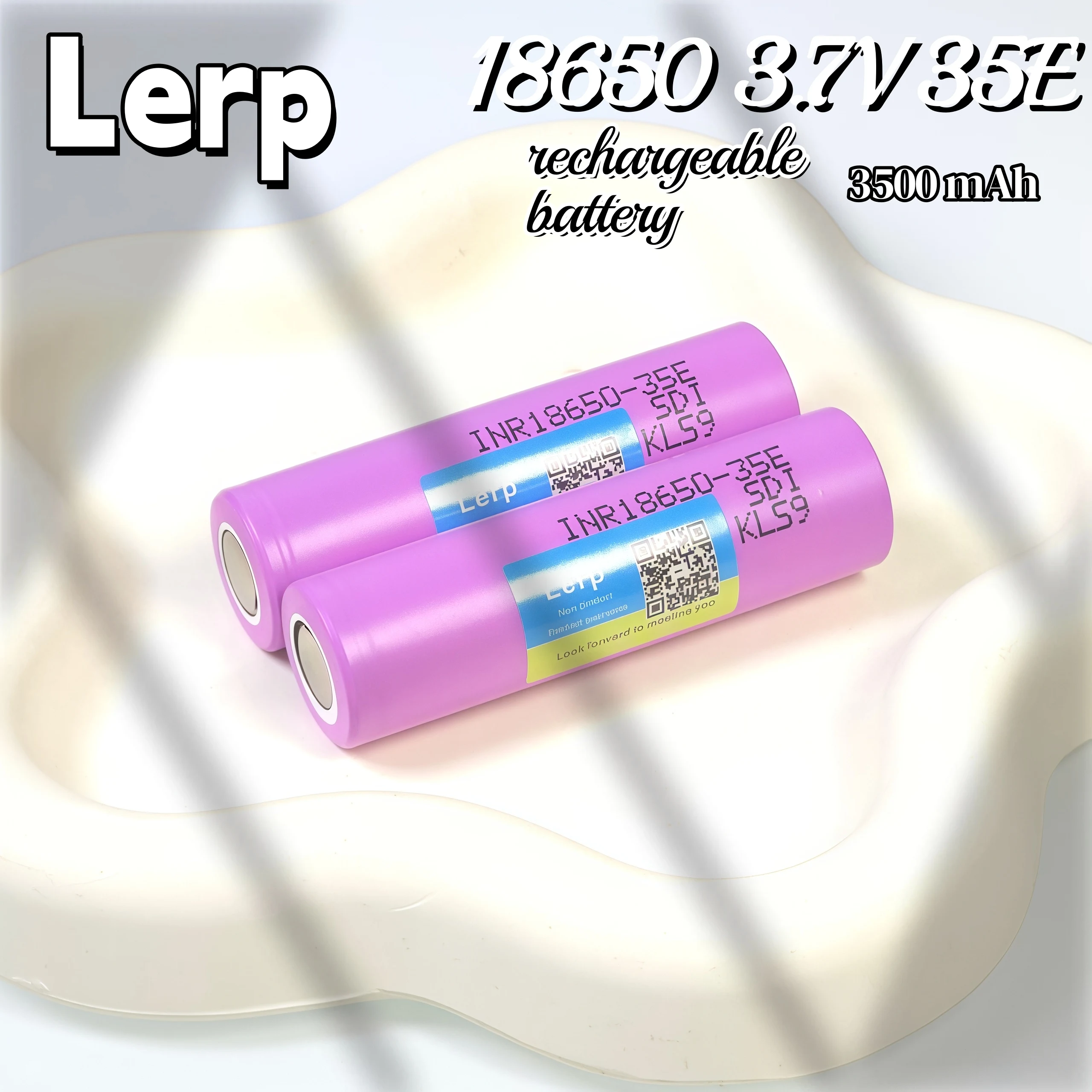 Фото Lerp ICR18650 35E 3,7 В 3500 мАч Аккумуляторная батарея — 100% подлинная для фонариков, портативной электроники и устройств для ежедневного использования №5