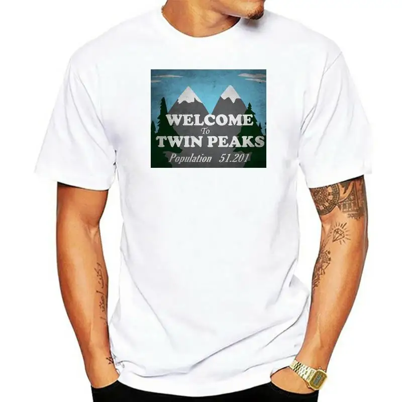 

Welcome To Twin Peaks - Shirt T Shirt 110 Shirt Davidynch New Arrival Male Tees Casual Boy T-Shirt Tops Discounts