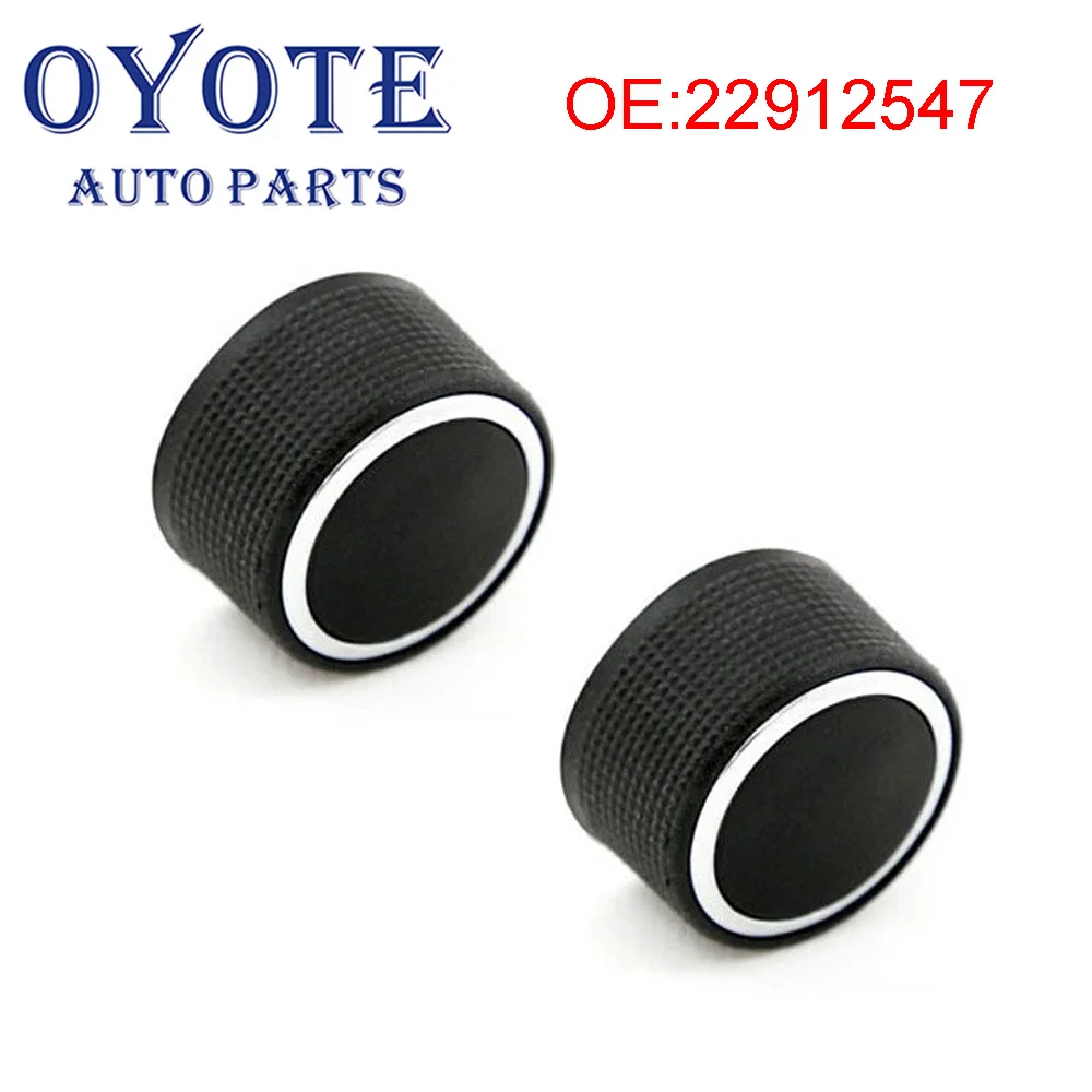 

OYOTE 22912547 2 PC Rear Radio Audio Volume Control Knob Dial Tuner For 2007-2013 Chevy Tahoe Chevrolet Silverado