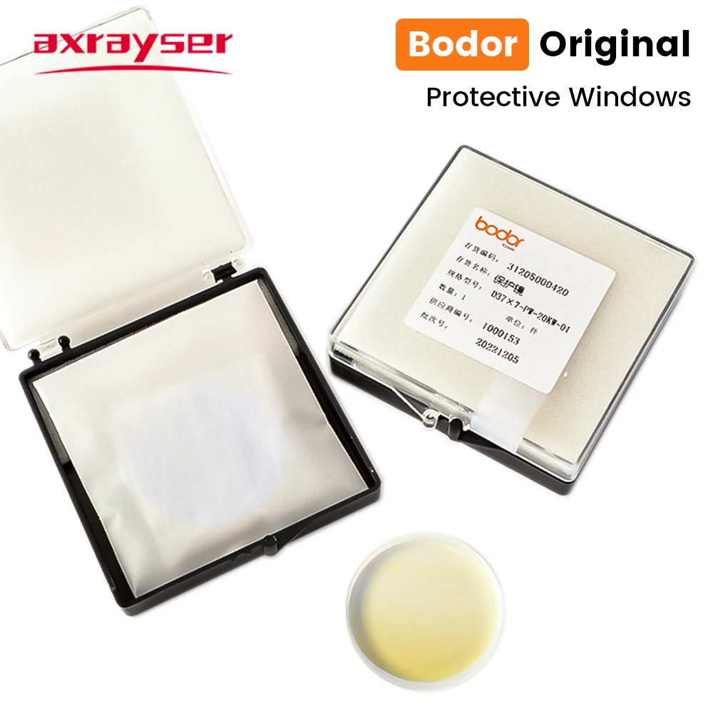 

Axrayser Оригинальные Защитные Стекла для Лазера Bodor 27.9x4.1 30x5 37x7 6kw 20kw Защитная Линза для Волоконного Лазерного Резака Bodor
