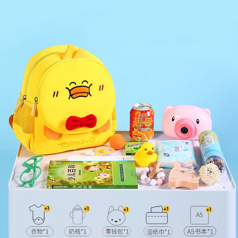 Anti Lost Children Cute Cartoon Panda Rabbit Small Backpacks New Girls Boys Baby Fashion School Bags In Kindergarten Hot