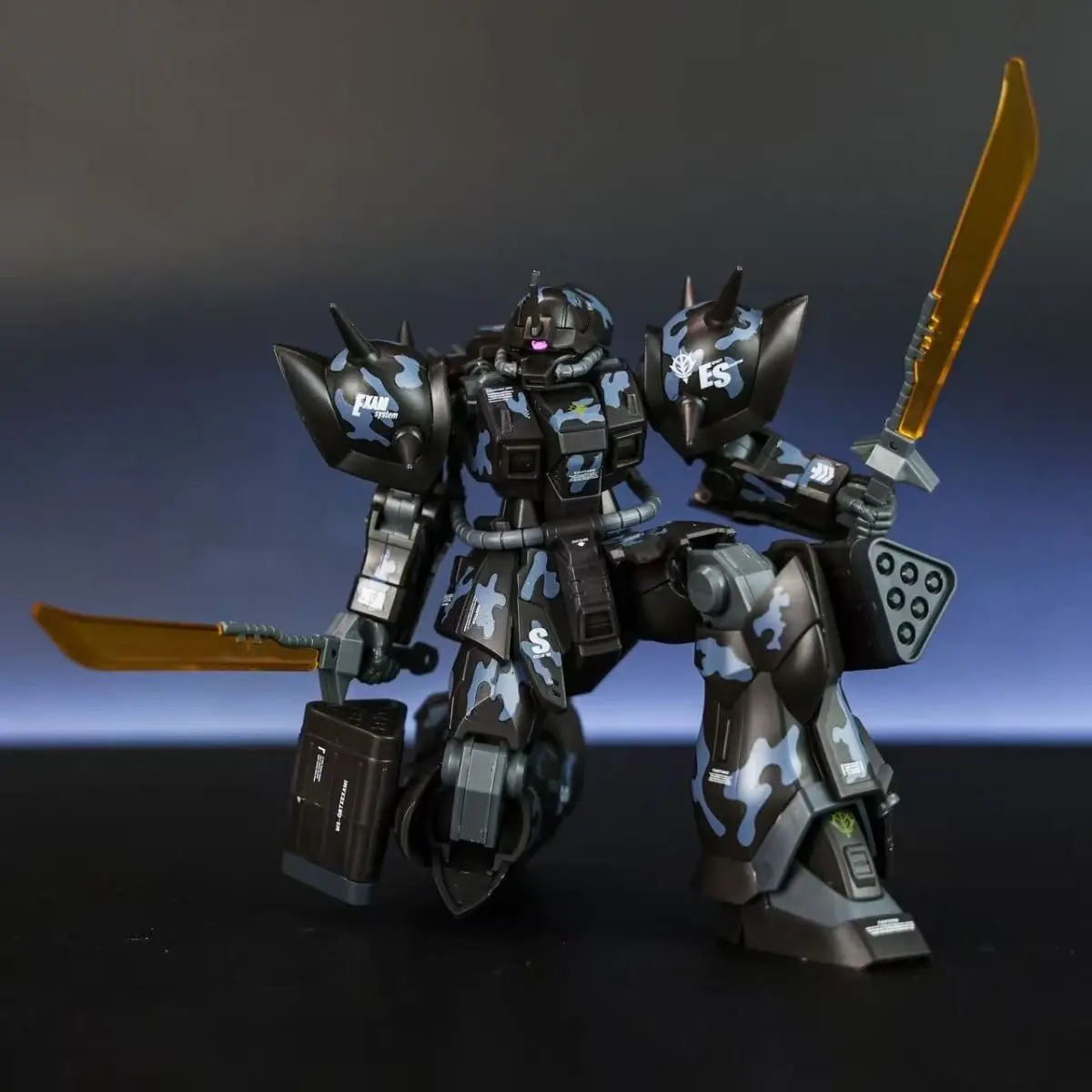 Фото Xingyuanshe HG 1/144 MS-08TX EXAM Efreet Custom Night Camo Сборная модель меха, пластиковая модель, подарок для взрослых коллекционеров и любителей хобби №2
