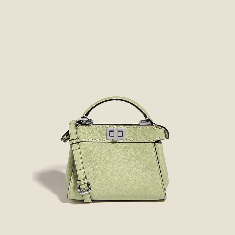 

2022 Summer New Designer Fashion Women's Shoulder Bag Brand Luxury Genuine Leather Hand Stitched Mini Handbag Messenger Bag