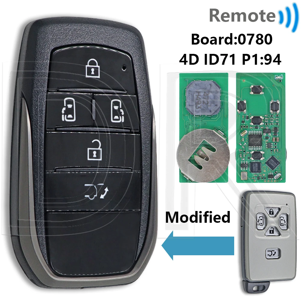 

Отличная плата:0780 314.35ASK/433.92ASK 4D ID71 автомобильный дистанционный ключ для Toyota Corolla Camry Previa Auris Rav4 Yaris Alphard Vellfire