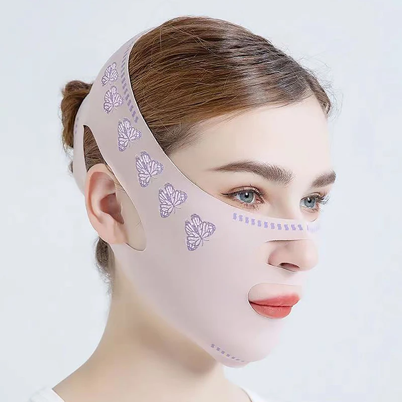 

Face V Shaper Facial Slimming Bandage Relaxation Lift Up Belt Shape Lift Reduce Double Chin Face Thining Band Massage Hot Sale