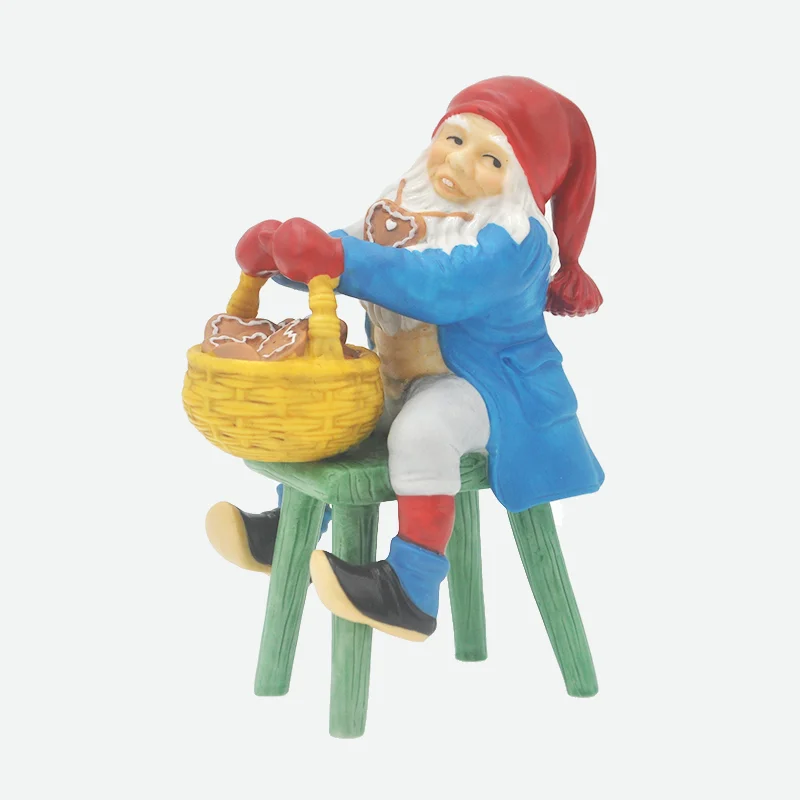 Украшение для вечеринки, рождественский орнамент, счастливый эльф, Санта-Клаус, фигурка дедушки, скульптура, украшение для дома, праздничные подарки, керамические поделки