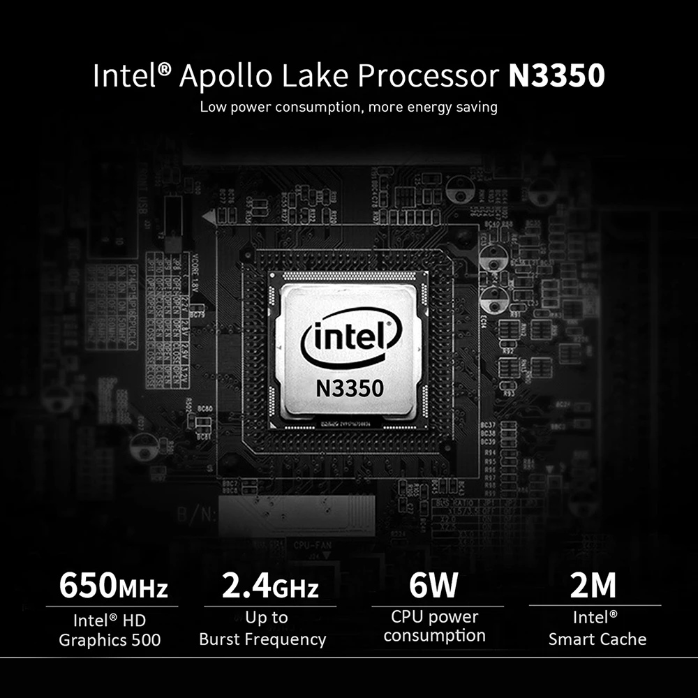 Beelink T4 Pro мини ПК Intel Celeron N3350 Windows 10 4 Гб DDR4 64 eMMC поддерживает двойной HDMI USB 3 0 2 4G 5 8G WiFi