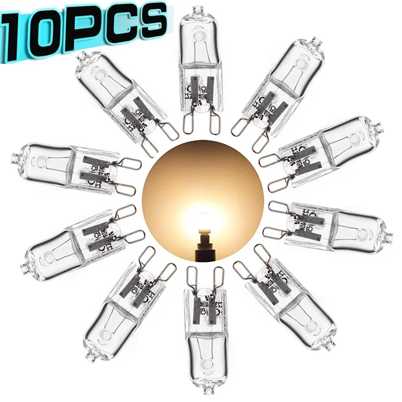 2/10Pcs G9 Eco-friendly Halogen Bulb 220-230V 40W Capsule LED Bulb Home Living Room Kitchen Crystal Light Recessed Lamp Beads