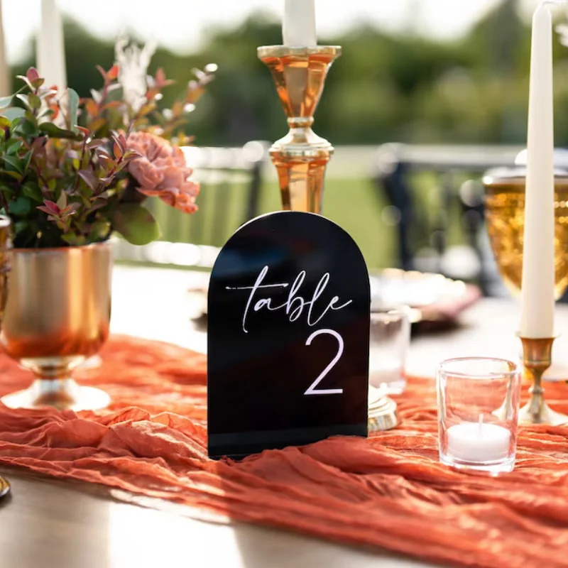 АРКА для стола цифры акриловые Свадебные центральные части роскошные украшения