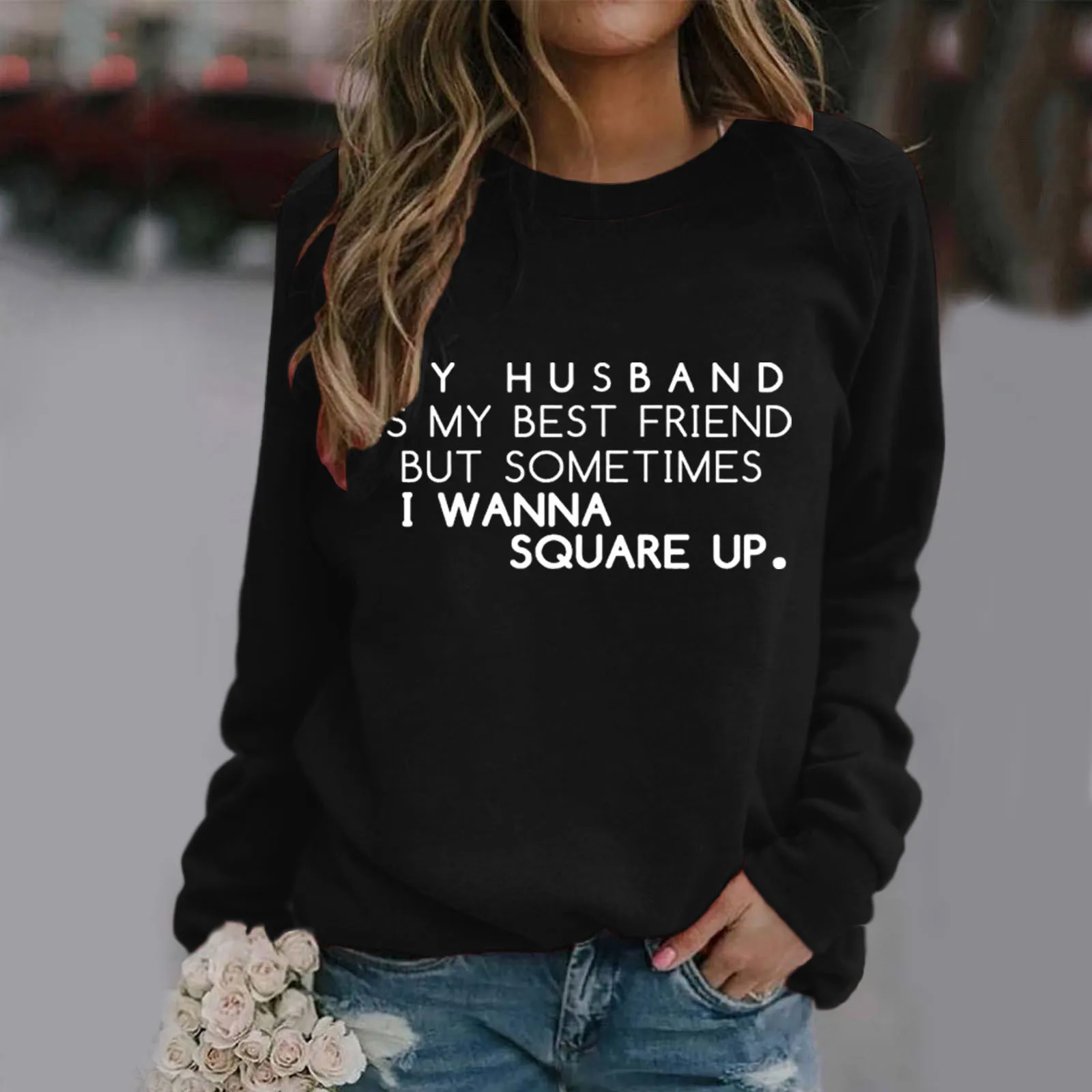 

Women's Fashion Top Blouse Print Long-sleeved O Neck Sweatshirt Pullover Hooded Sweatshirt for Women Long Sweatshirt Jacket