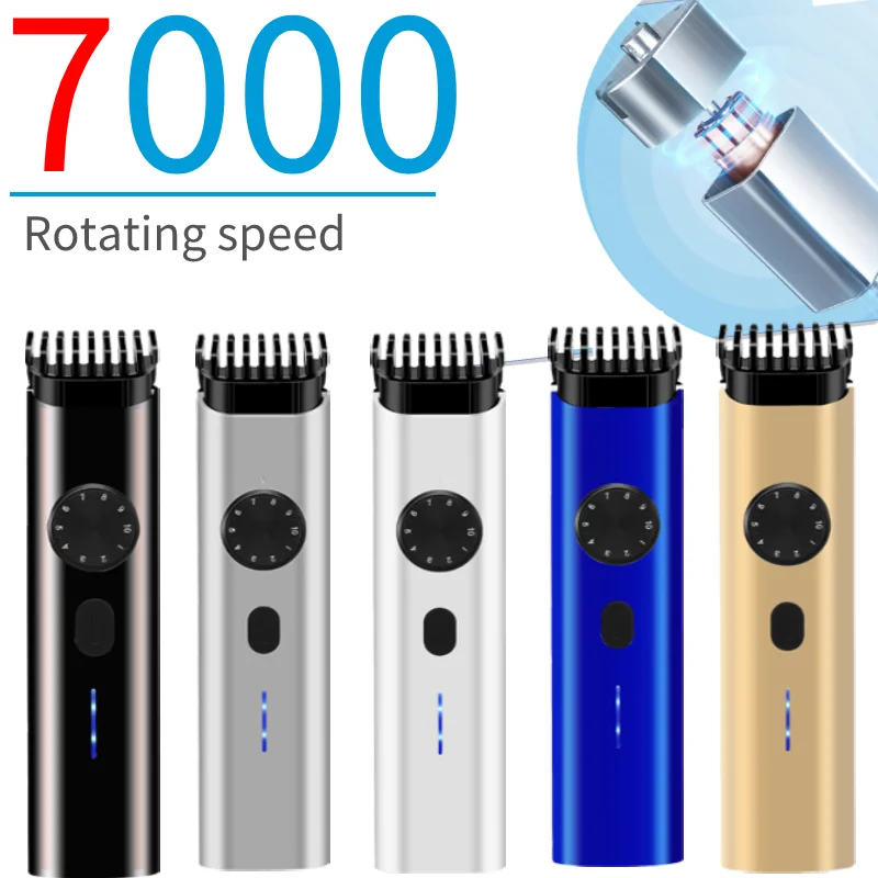 Men's New Hair Clipper Electric Shaver Small Professional Trimmer LCD Usb 2022 Cordless Carbon Steel Adult Kid Haircut enlarge