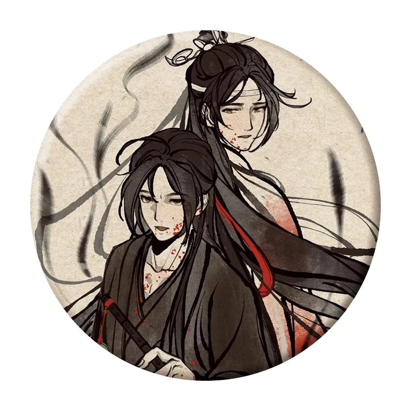 58 мм Mo Dao Zu Shi брошь, булавки для косплея, аниме Wei Wuxian Mo XuanYu Lan Wangji, булавка Grandmaster Of Demonic, значок, ювелирное изделие, подарок (art.: 3920d2ee2b784) - 3920d2ee2b784