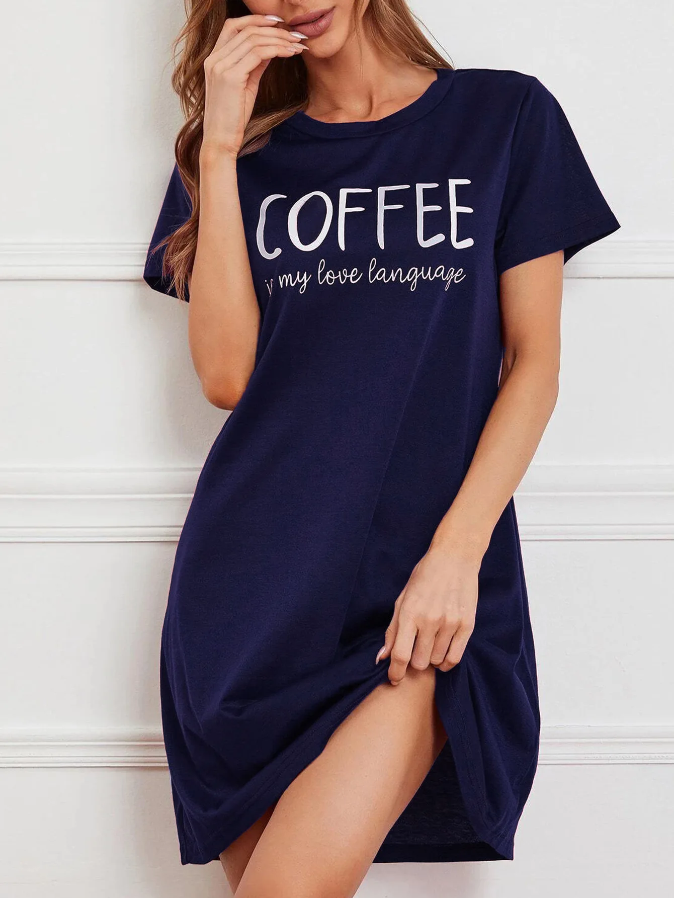 

Summer Woman Cotton Nightgown Plus Size Women Nightdress Short Sleeve Polka Dot Print Nightgowns Sweet Casual Sleepwear Sleepdre