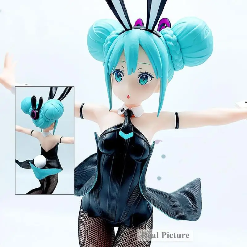 

31CM Genuine Hatsune Miku Kawaii Anime BiCute Bunnies Figure Ver. Action Figurine PVC Model Sexy Doll Ornament Toys for Children