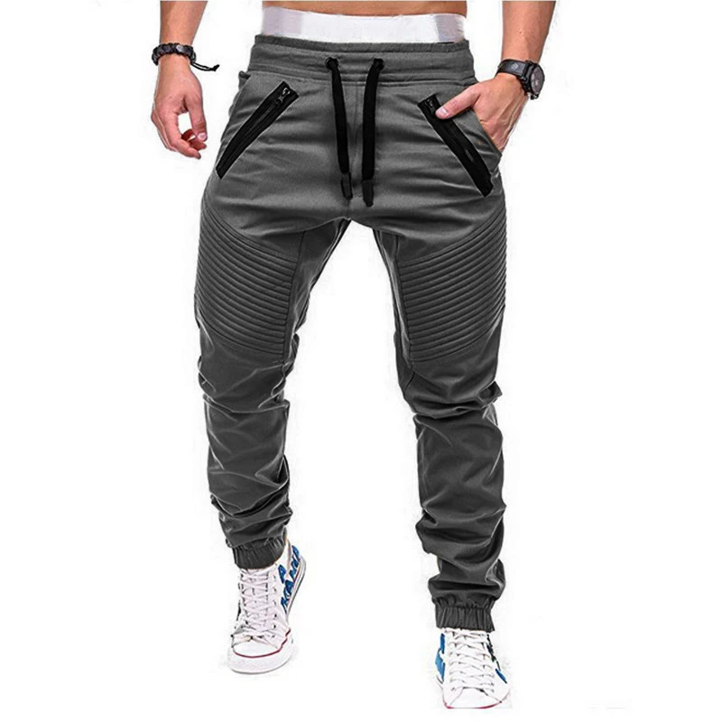 Fashion Men's Trousers New Autumn and Winter Jogging Men's Tight Sports Pants Jogging Pants Winter Outdoor Long Pants