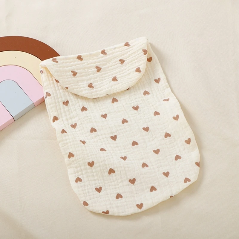 

N80C Print Sweat Absorbent Towel Super Absorbent Back Towel Gauze-Cotton Back Cloths for Baby Gender Neutral Kid Sweat Towel