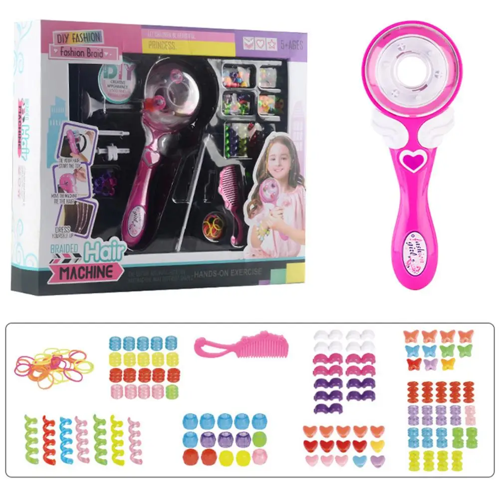 

Electric Automatic Hair Braiding DIY Hairstyle Twist Braider Machine Hair braid Weave Roller Toys For Girls gift