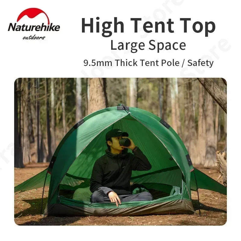 Naturehike Сверхлегкая 20D нейлоновая палатка для кемпинга дорожная уличная