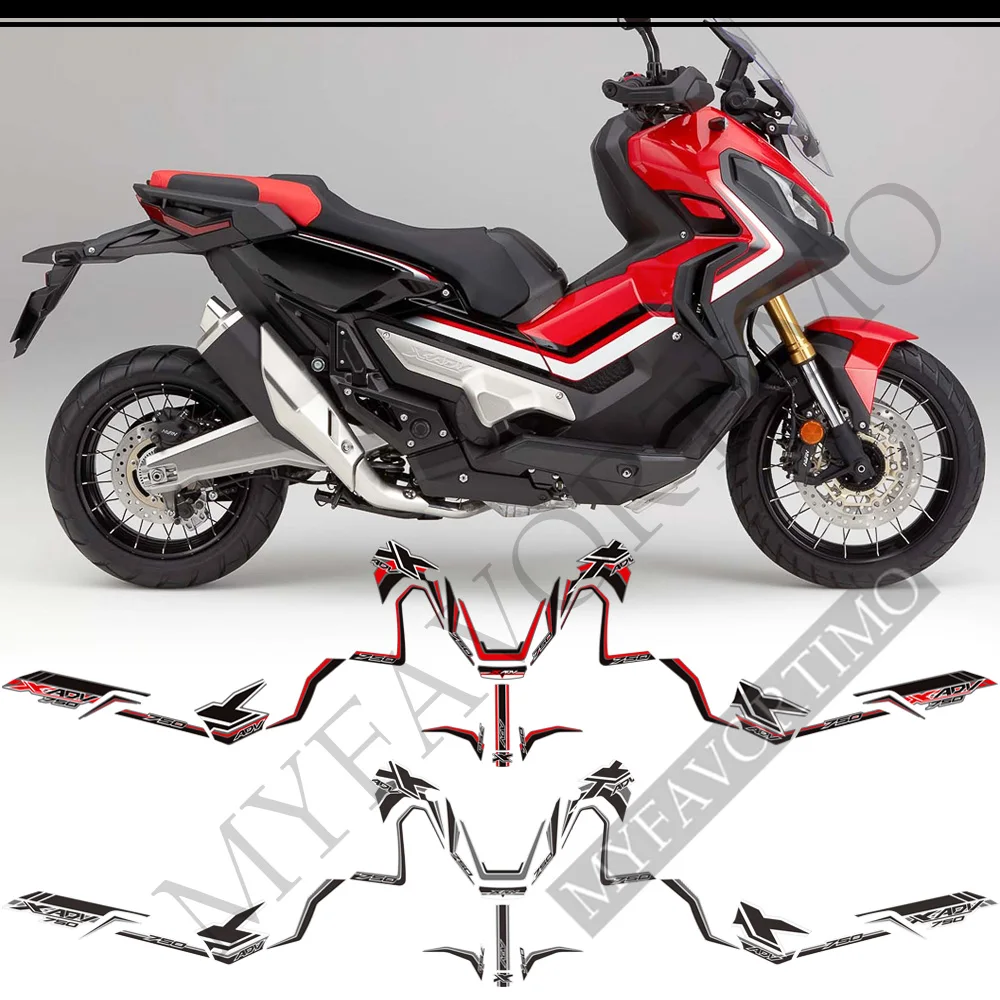 

For HONDA XADV X-ADV X ADV 750 Full Body Trim Sticker Decals Protective Film