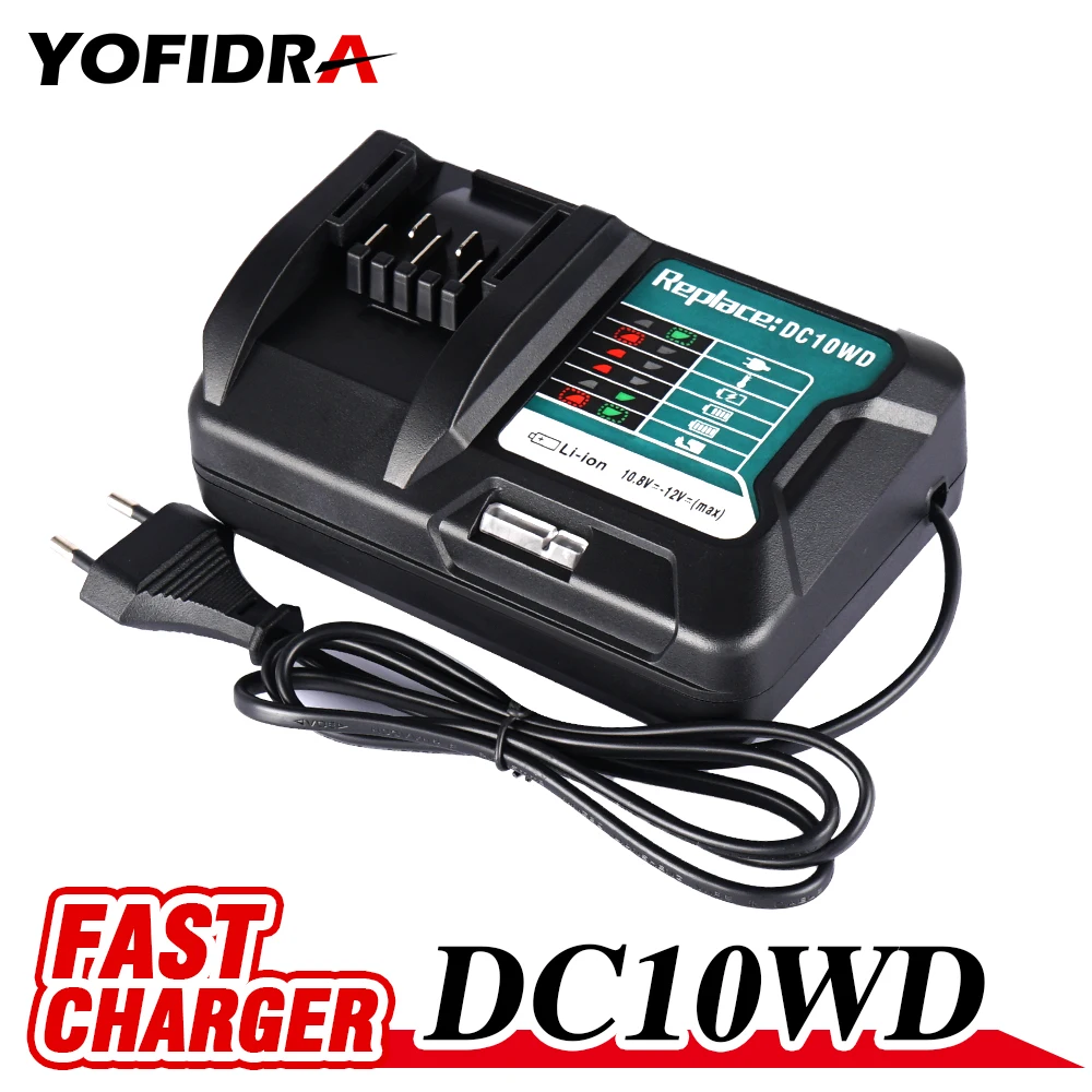 

Battery Fast Charger For Makita 10.8V 12V Tool Batterys Charging DC10WD BL1015 BL1016 BL1021B BL1041B EU Plug