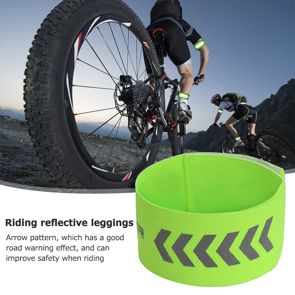 

Outdoor Night Sports Wristband Multifunction Arm Ankle Leg Safety Bands for Cycling Adjustable for Night Running Cycling Walking