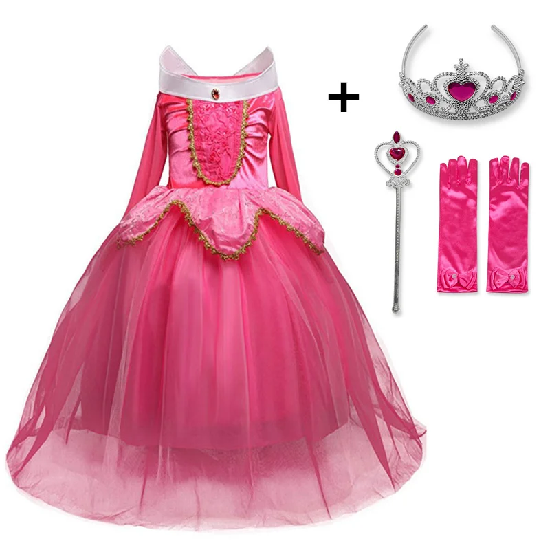 Fancy Beauty Princess Dress up Party Costume Long Sleeve 4 Layers Cosplay Halloween Birthday Gift | Детская одежда и обувь
