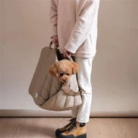 dog supplies high end fashion pet winter warm portable puppy dog bag seat bag travel tote bag suitable for cats and small dog