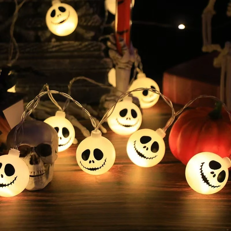 LED гирлянда-призрак  для Хэллоуина