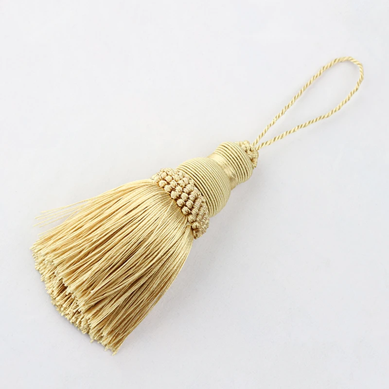 

1Pc Tassel Fringe Sewing Bang Tassel trim Garment Decoration Key Tassels for DIY Embellish Curtain Accessories Hanging Rope