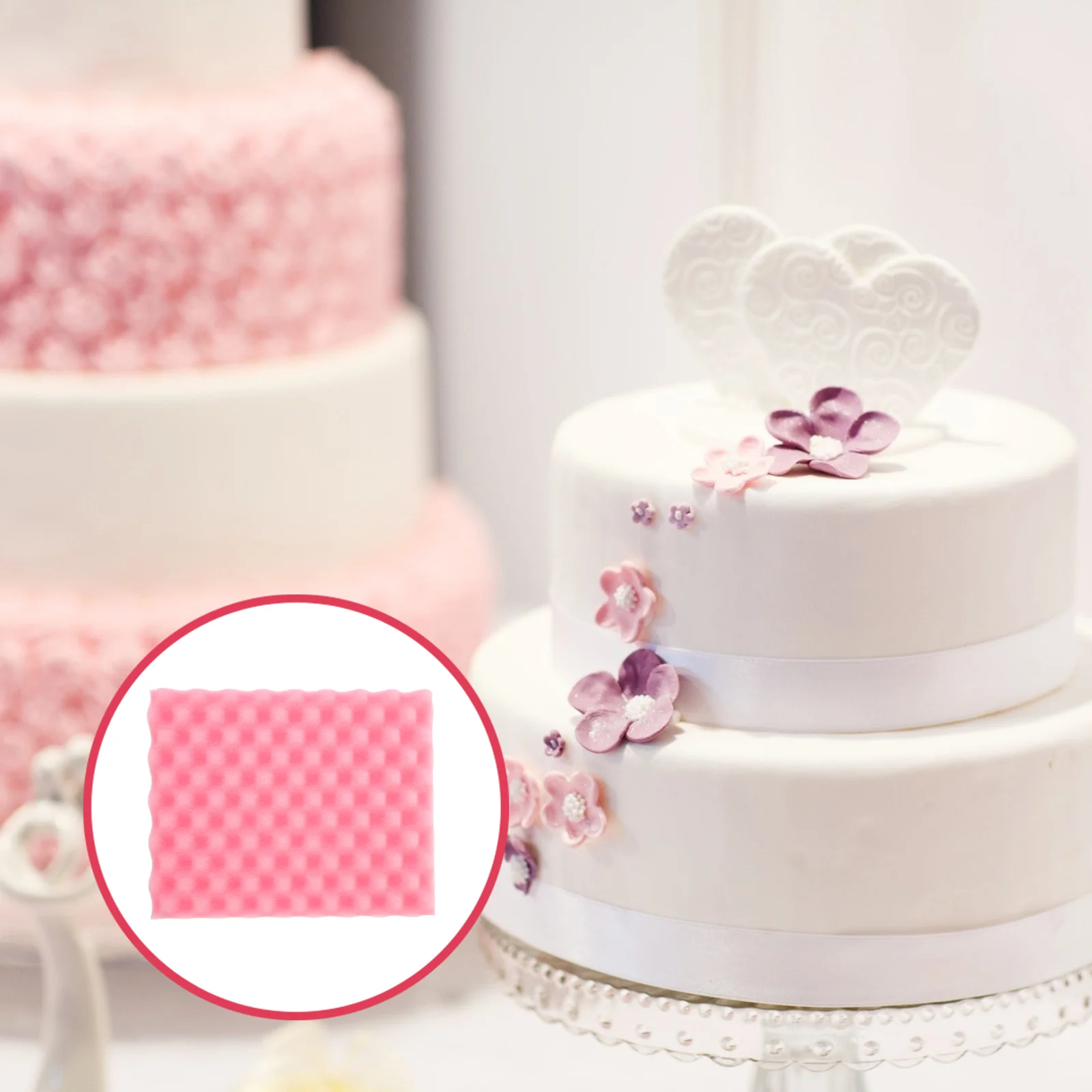 2 шт. губка для торта цветов коврик помадки инструменты украшения пенопластовые