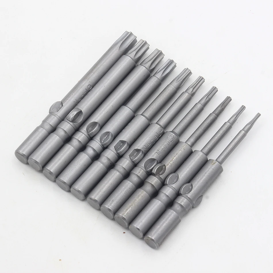 Набор Магнитных отверток Torx 802 6 мм с круглым хвостовиком без отверстий T5 T6 T7 T8 T10 T15