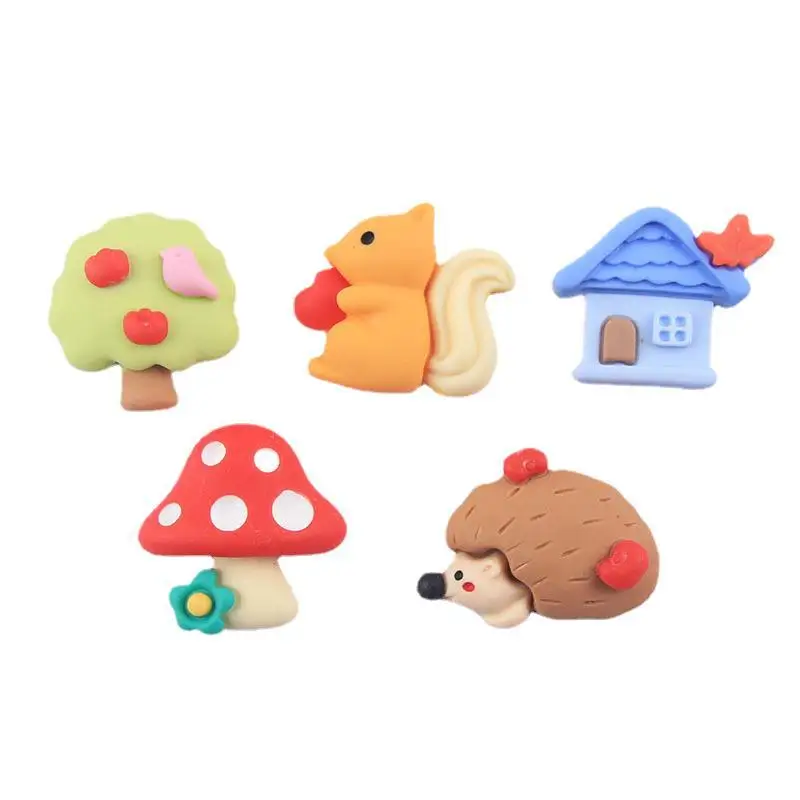 10 шт. смоляная Смешанная белка для рукоделия лук волос в центре украшение