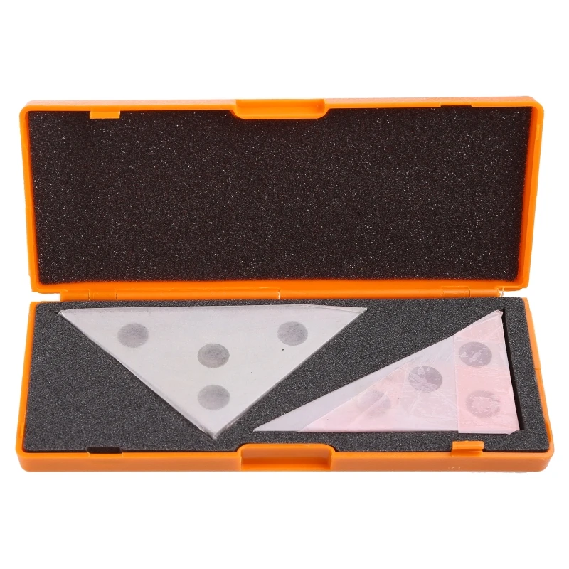 

2 Pieces Triangle Angle Block Steel Material Precision Machinist Measurement Tool Precision Machinist Measurement Tool