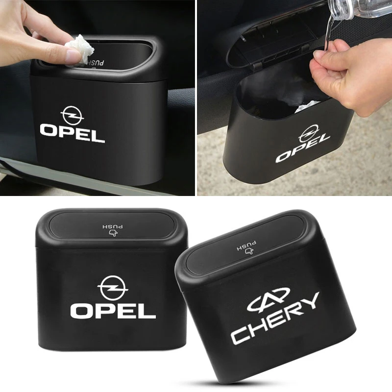 

Car Trash Bin Hanging Vehicle Garbage Dust Case Storage Box for Mini Cooper Countryman Clubman F54 F56 F55 F60 R60 R61 Car Decor