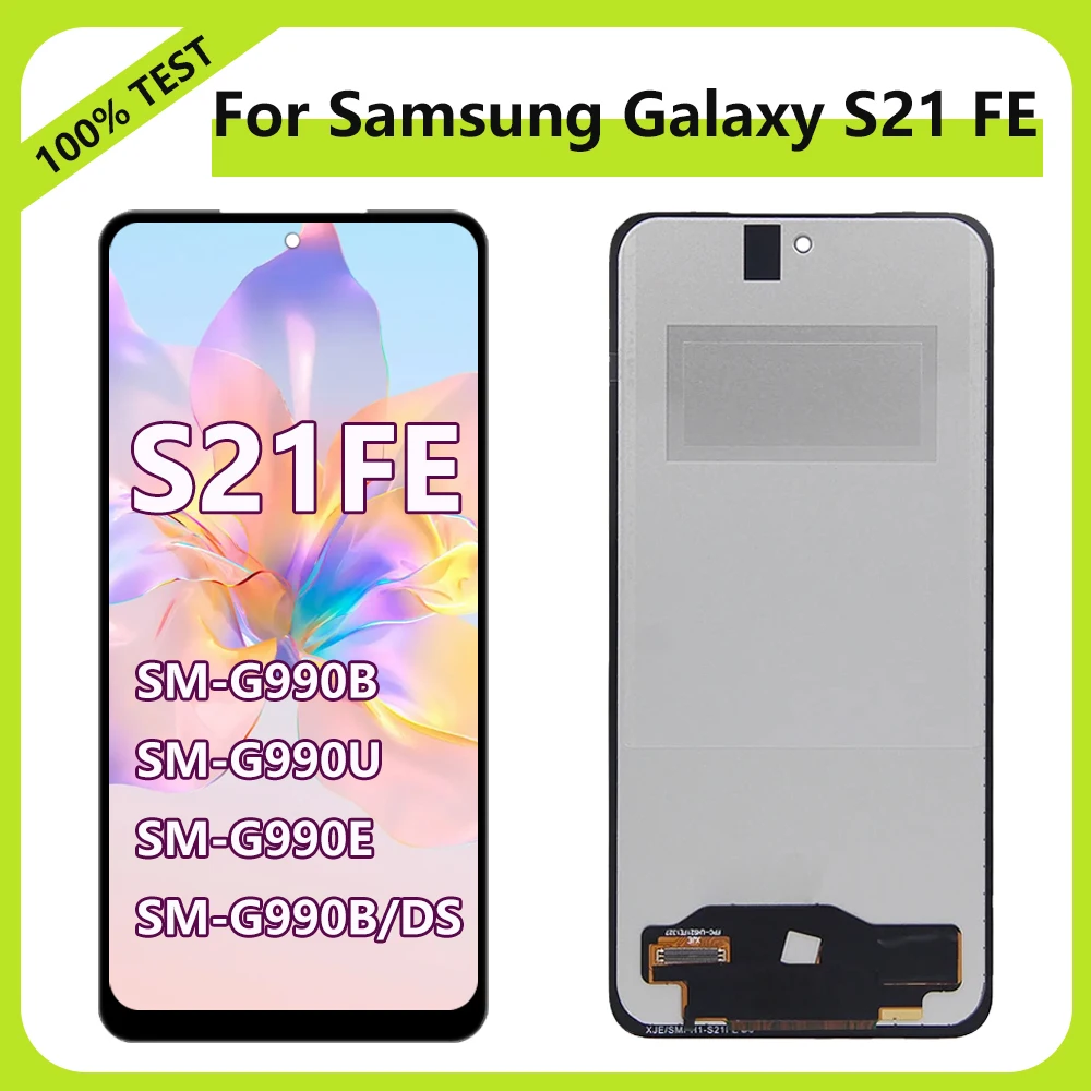 TFT S21 FE ЖК-экран для Samsung S21FE G990B G990B/DS G990U Сменный ЖК-дисплей с дигитайзером