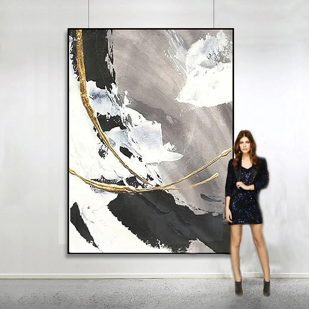 Абстрактная картина на холсте