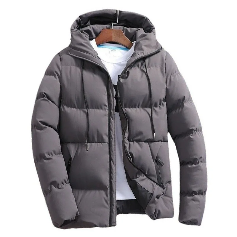 Winter 2022 Golf Men's Fashion Versatile Cotton Jacket Men's Down Jacket Solid Color High-quality Coat Temperament Casual Coat