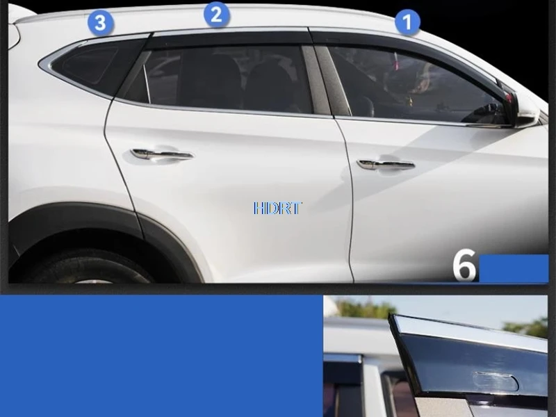 Автомобильный Стайлинг козырек от дыма солнца дождя экран отражатель защита