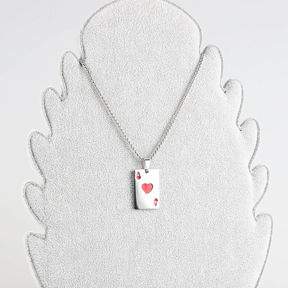 Мужское винтажное ожерелье из нержавеющей стали