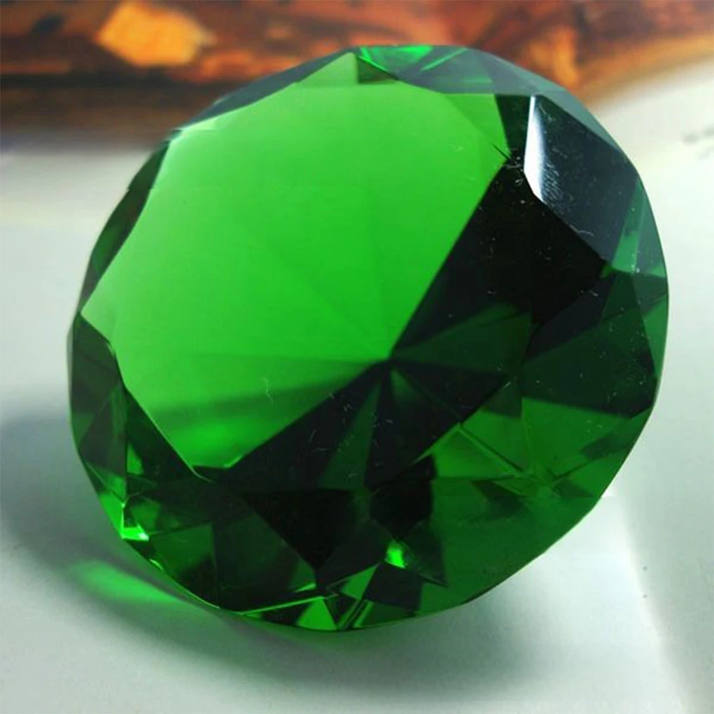 

2 шт. 60 мм Изумрудный Кристалл легкое защитное искусственное стекло прочное современное экологически чистое домашнее стекло для мальчиков ...