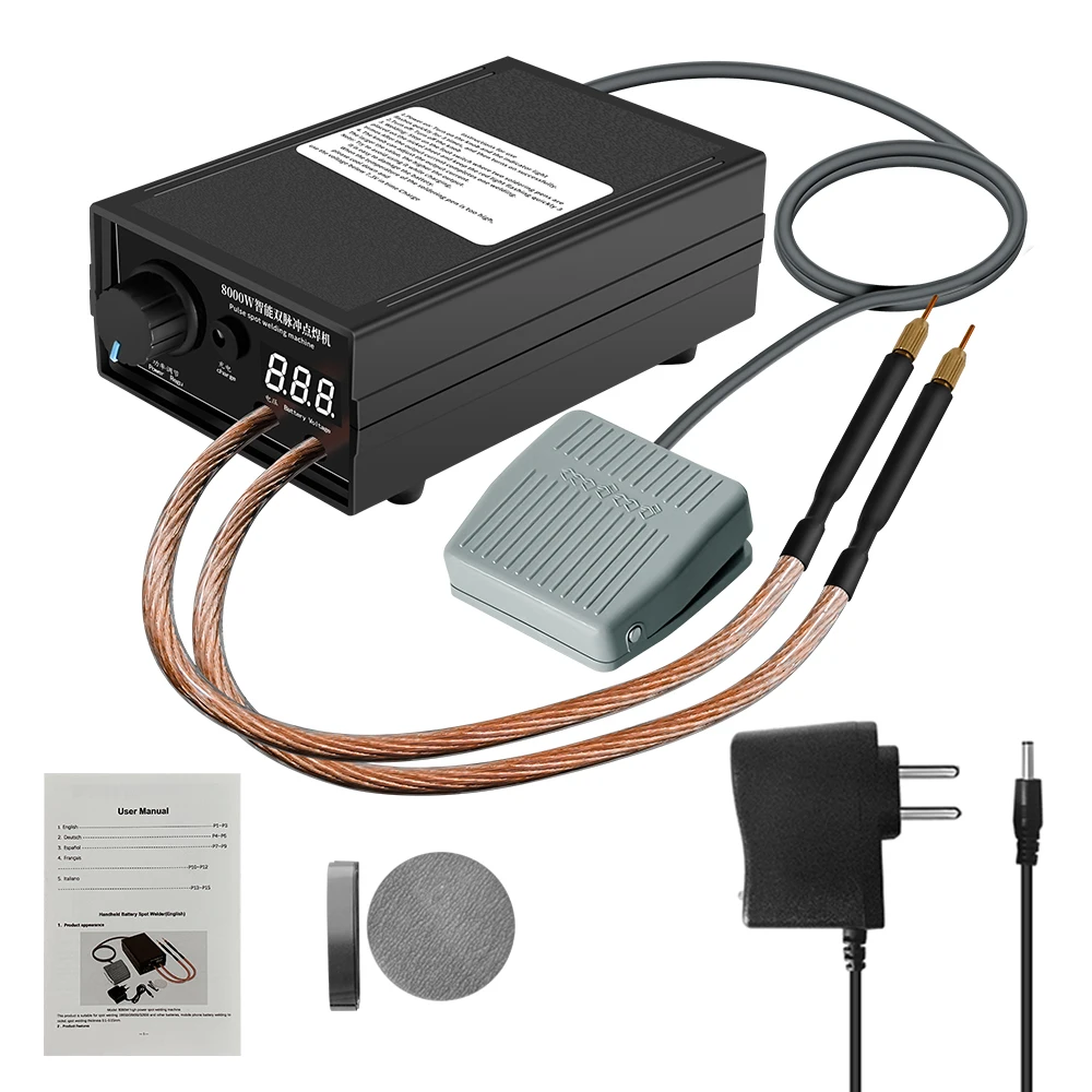 Docreate 8000 Вт мощный аппарат для точечной сварки комплект 18650 аккумулятор сварочные