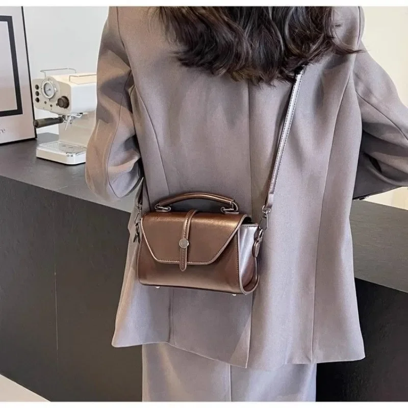 Новый стиль универсальная сумка через плечо в стиле ретро модная высокий внешний