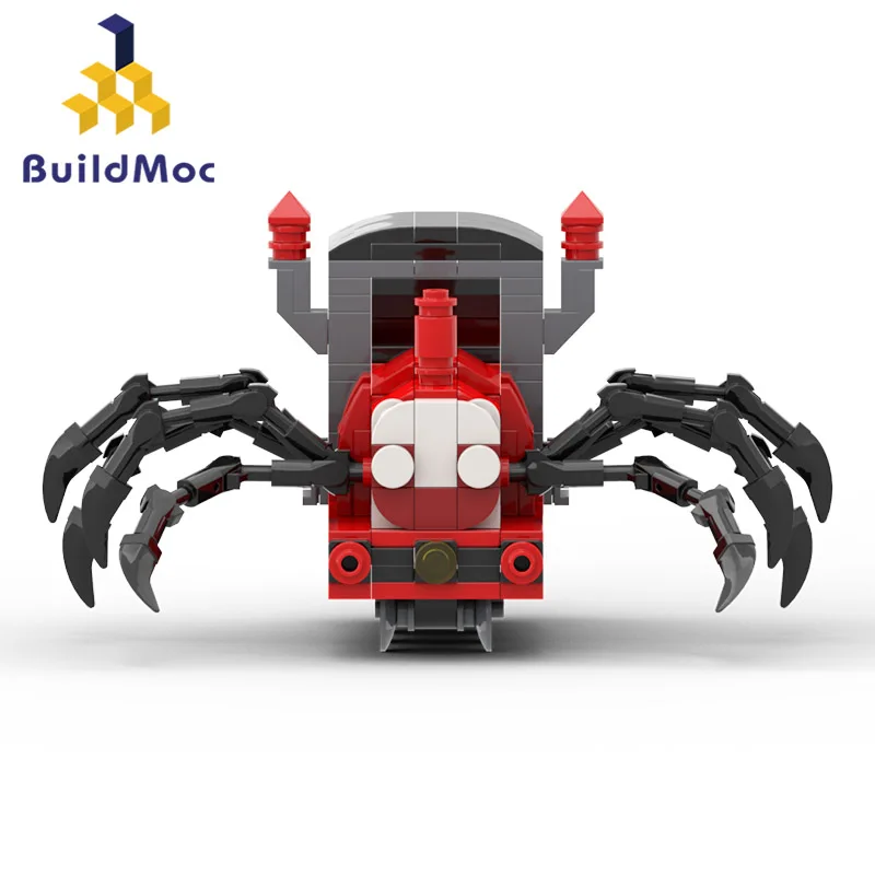 

Build MOC Cartoon Choo Choo Charles Building Bricks Blocks Kids Child Children Toy