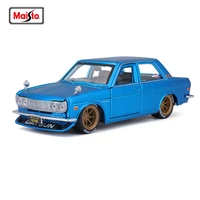 maisto 124 1971 datsun 510 supercar antique car static die casting car collectible model car toy gift tide play
